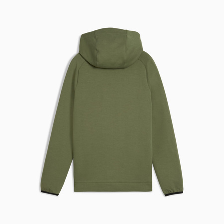 Bluza z kapturem chłopięca Puma SPACER FZ zielona 68858233