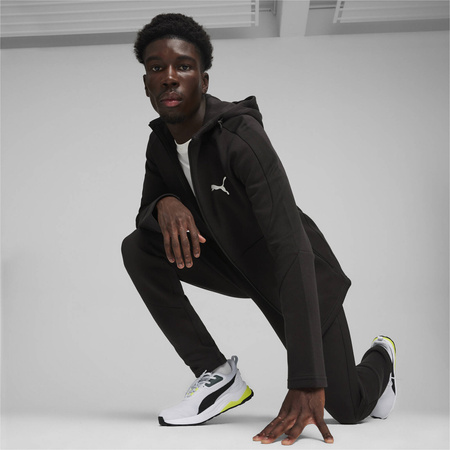 Bluza z kapturem męska Puma EVOSTRIPE FZ DK czarna 67899501