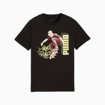 Koszulka chłopięca Puma MID90S GRAPHIC I czarna 68846401