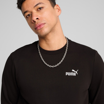 Bluza męska Puma ESS SMALL NO.1 LOGO CREW FL czarna 68256201
