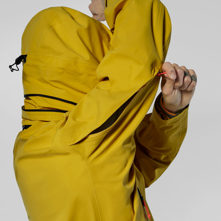 Kurtka wodoodporna męska Salewa ORTLES żółta 00-0000029180_2190