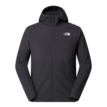 Polar z kapturem męski The North Face GLACIER HEAVYWEIGHT FULL ZIP HD szara NF0A89JJU8M