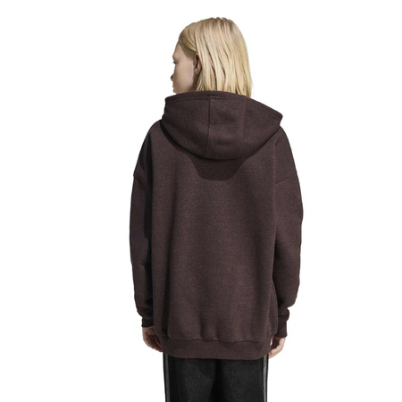 Bluza z kapturem dziecięca adidas LOOSE brązowa KE3729