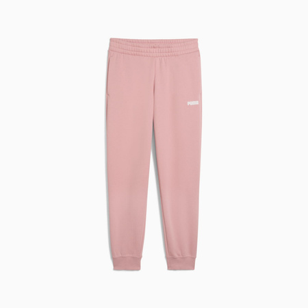 Spodnie dresowe damskie Puma ESS LOGO FL CL różowe 68833323