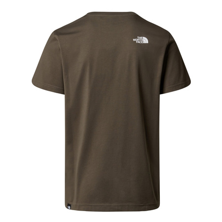 Koszulka męska The North Face SIMPLE DOME brązowa NF0A87NG21L