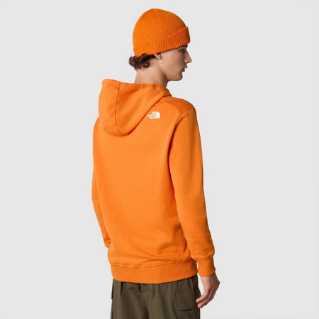 Bluza z kapturem unisex The North Face GRAPHIC pomarańczowa NF0A852ZI0M