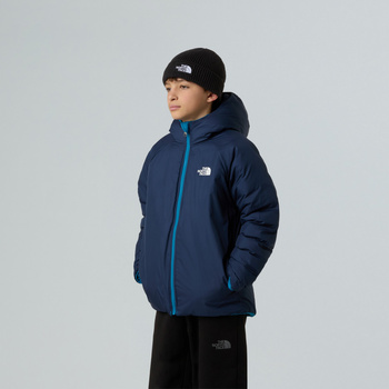 Kurtka z kapturem chłopięca The North Face REVERSIBLE PERRITO niebieska NF0A88TWBOM