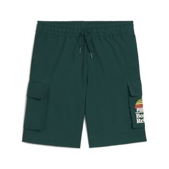 Spodenki chłopięce Puma MID90S CARGO CHINO zielone 68515460