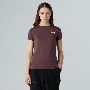 Koszulka damska The North Face SIMPLE DOME fioletowa NF0A87NHBQ7