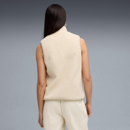 Bezrękawnik damski Puma REVERSIBLE HYBRID SHERPA beżowy 68838887