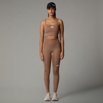 Legginsy do biegania damskie The North Face FLEX 28IN brązowe NF0A8BRY6IH