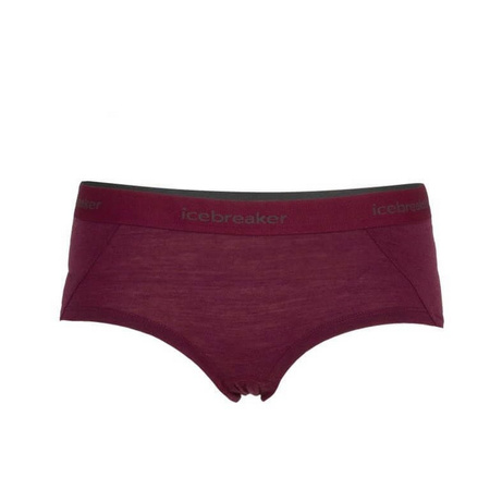 Majtki damskie Icebreaker SPRITE HOT bordowe IB103023632