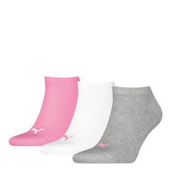 Skarpety unisex Puma SNEAKER PLAIN 3-PACK różowe 93862408