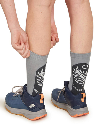 Skarpety trekkingowe damskie Icebreaker MER HIKE+ LIGHT CREW szare IB0A578V0GI