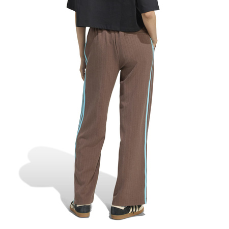 Spodnie dresowe damskie adidas TAILORED brązowe JX5308