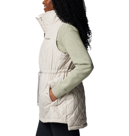 Bezrękawnik puchowy damski Columbia COPPER CREST II beżowy 2086621278
