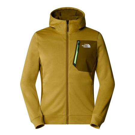 Polar z kapturem męski The North Face MOUNTAIN ATHLETICS żółty NF0A893Q5OQ