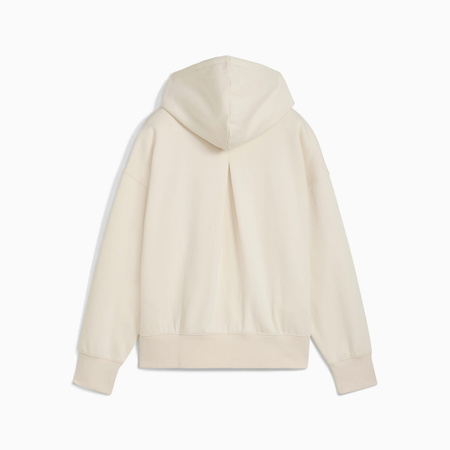 Bluza z kapturem damska Puma HER OVERSIZED FL beżowa 68815187