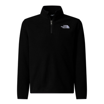 Polar dziecięcy The North Face GLACIER 1/4 ZIP czarny NF0A8CVGJK3