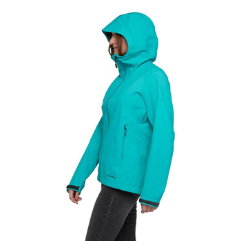 Kurtka przeciwdeszczowa damska Black Diamond HIGHLINE STRETCH SHELL niebieska AP7450014050