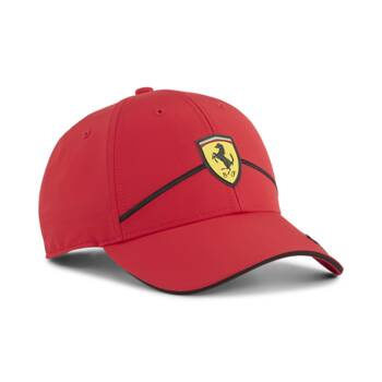 Czapka z daszkiem unisex Puma FERRARI RACE BB czerwona 02607701