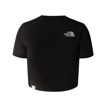 Koszulka damska The North Face ESSENTIAL CROPPED czarna NF0A55AOJK3