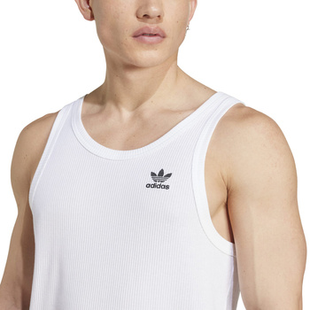 Tank top męski adidas TREFOIL ESSENTIALS biały IY7366