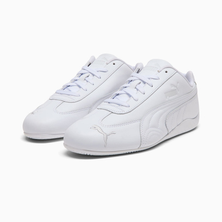 Buty sportowe unisex Puma SPEEDCAT FULL LTHR białe 40544902