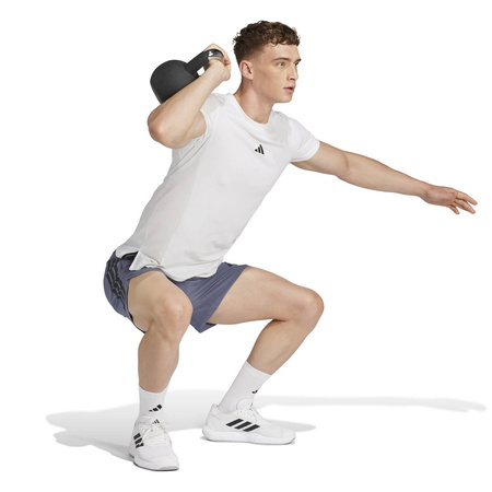 Spodenki treningowe męskie adidas POWER 3-STRIPES szare JE8236