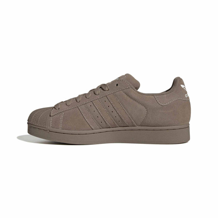 Buty sportowe męskie adidas SUPERSTAR II brązowe KI8493