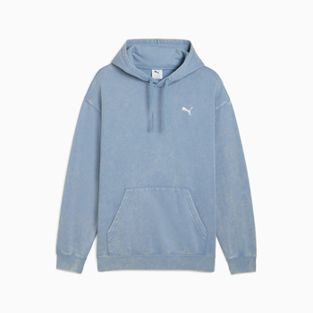Bluza z kapturem męska Puma ESS ELEVETED RELAXED WASH FL niebieska 68804934