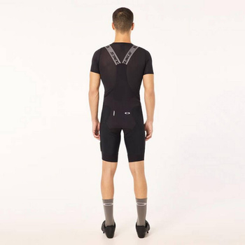 Spodenki rowerowe męskie Oakley GRIDSKIN BIBSHORT Q36.5 czarne FOA405952-02E