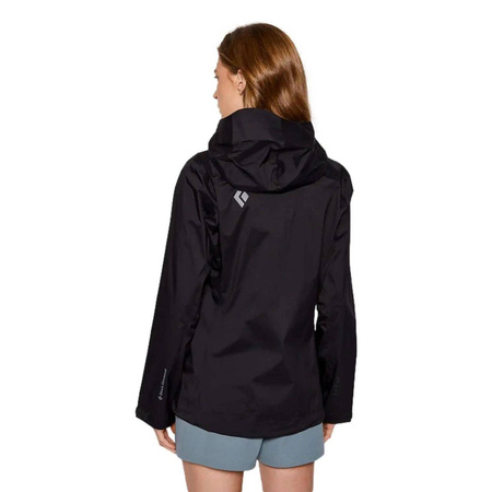 Kurtka przeciwdeszczowa damska Black Diamond STORMLINE STRETCH RAIN SHELL czarna APM697015
