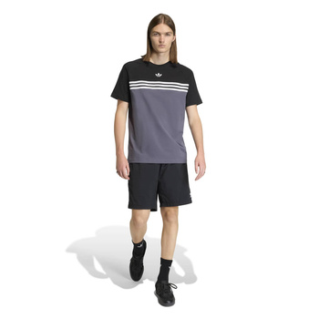 Koszulka męska adidas CHEST STRIPES szara KE2130