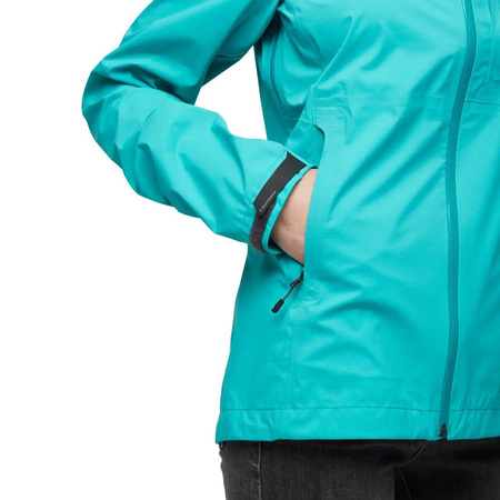Kurtka przeciwdeszczowa damska Black Diamond HIGHLINE STRETCH SHELL niebieska AP7450014050
