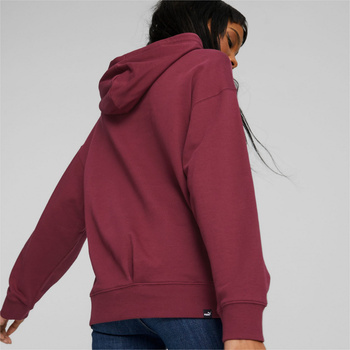 Bluza z kapturem damska Puma HER TR bordowa 67657322