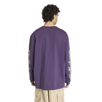 Longsleeve męski adidas GRAPHIC fioletowy KS6861