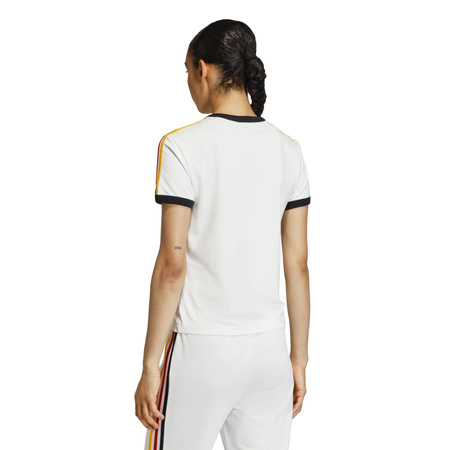 Koszulka damska adidas 3-STRIPES SLIM beżowa KE9381