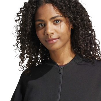 Kurtka bomberka damska adidas ESSENTIALS CONTEMPORARY LOGO czarna JD9965