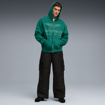 Bluza z kapturem męska Puma X AMF1 FZ zielona 63589293