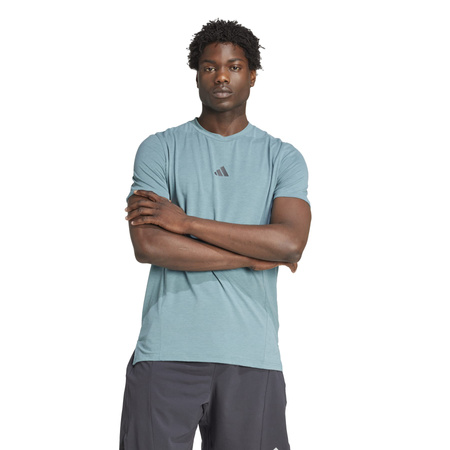 Koszulka treningowa męska adidas D4T niebieska JX3285