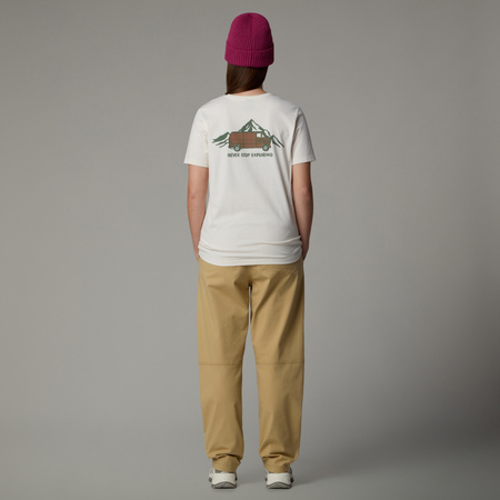 Koszulka damska The North Face OUTDOOR GRAPHIC beżowa NF0A8C22QLI