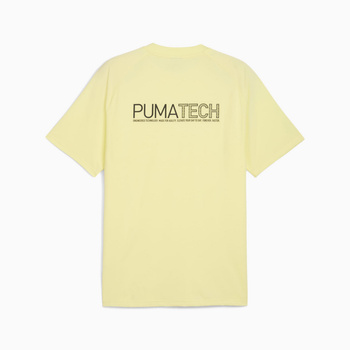 Koszulka męska Puma PUMATECH GRAPHIC RELAXED żółta 63210035