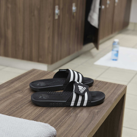 Klapki unisex adidas ADISSAGE czarne F35580