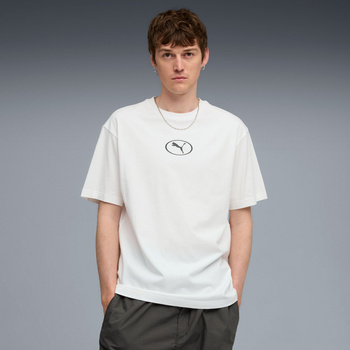 Koszulka męska Puma SPORT RELAXED GRAPHIC biała 68824202
