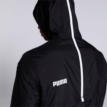 Kurtka softshell męska Puma ESSENTIAL+ TAPE WINDBREAKER czarna 84747701