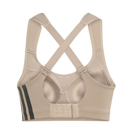 Stanik sportowy damski adidas TLRD beżowy JX8843