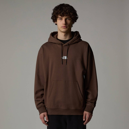 Bluza z kapturem męska The North Face ZUMU OVERSIZE brązowa NF0A89FJ1OI