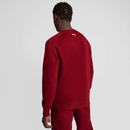 Bluza męska Puma FERRARI RACE GRAPHIC CREW bordowa 62843405