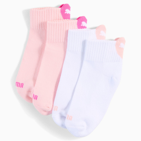 Skarpety dziecięce Puma KIDS HEART LOGO QUARTER 2-PACK wielokolorowe 93865204